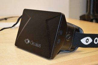 An early pre-production Oculus Rift DK1 Prototype