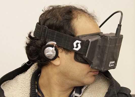 oculus rift hmd head mounted display evolve london 2012