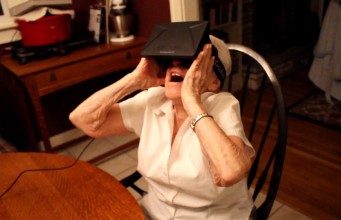 grandmother tries oculus rift