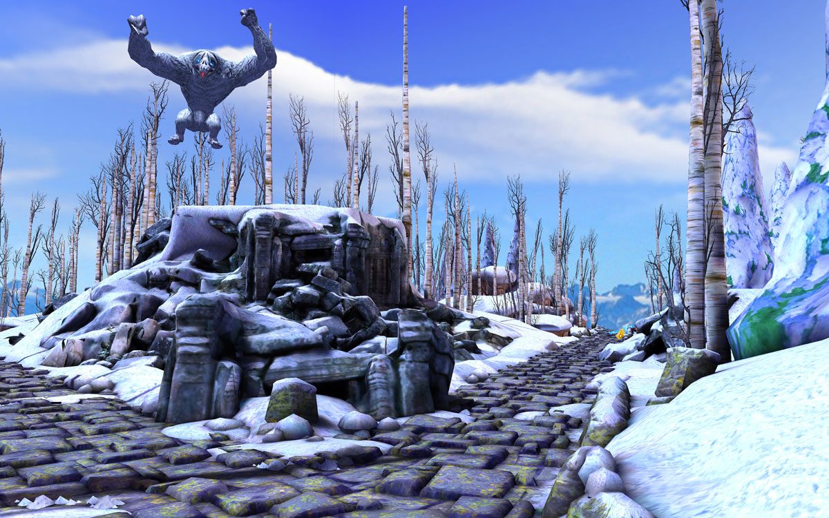 Temple Run Now On Gear VR, (Spoiler Alert: You die)