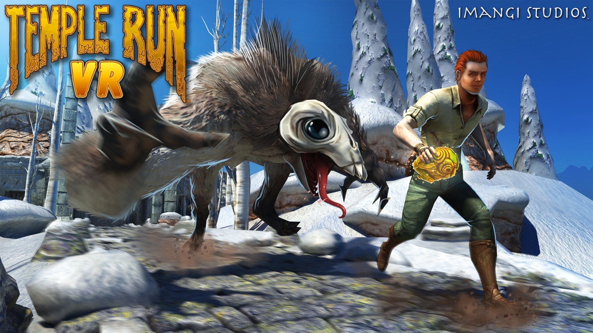 Temple Run Now On Gear VR, (Spoiler Alert: You die)