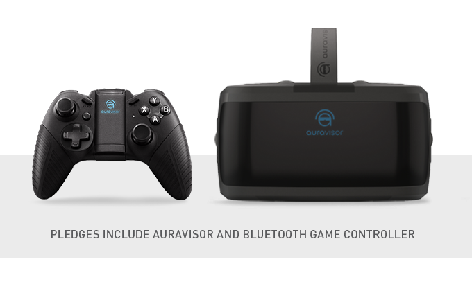 VR Headset AuraVisor Kickstarter Passes 50% of Target