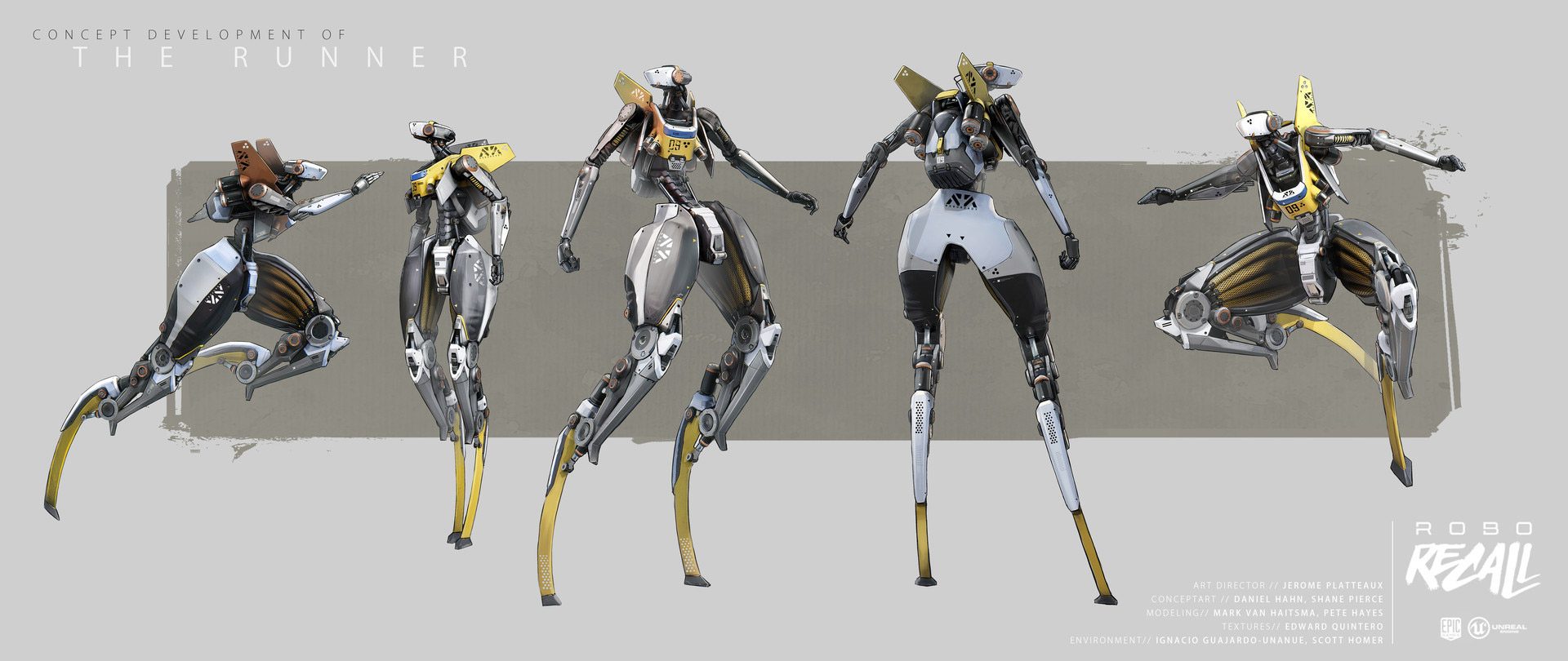 hungersnød lokal snesevis Robo Recall' Behind-the-scenes – Insights and Artwork from Epic Games