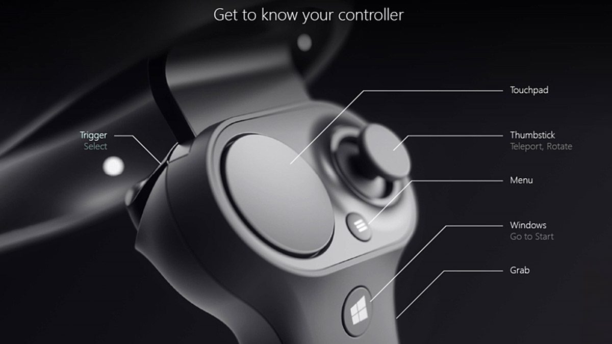 windows mixed reality controllers key binds