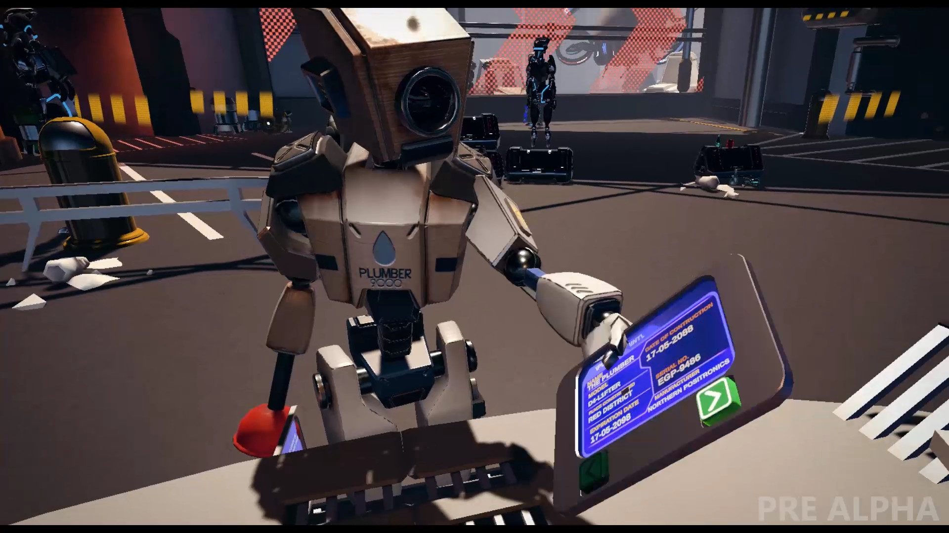 robot vr game oculus