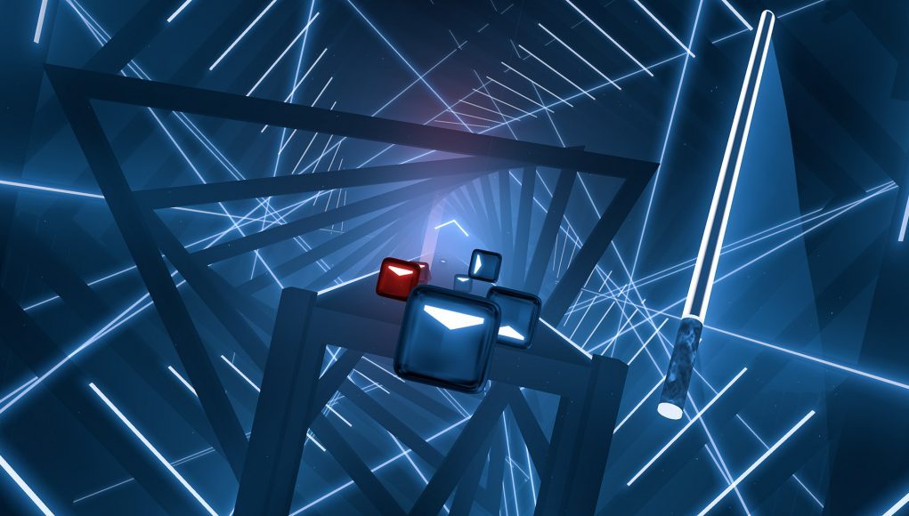 Foto di gameplay di Beat Saber