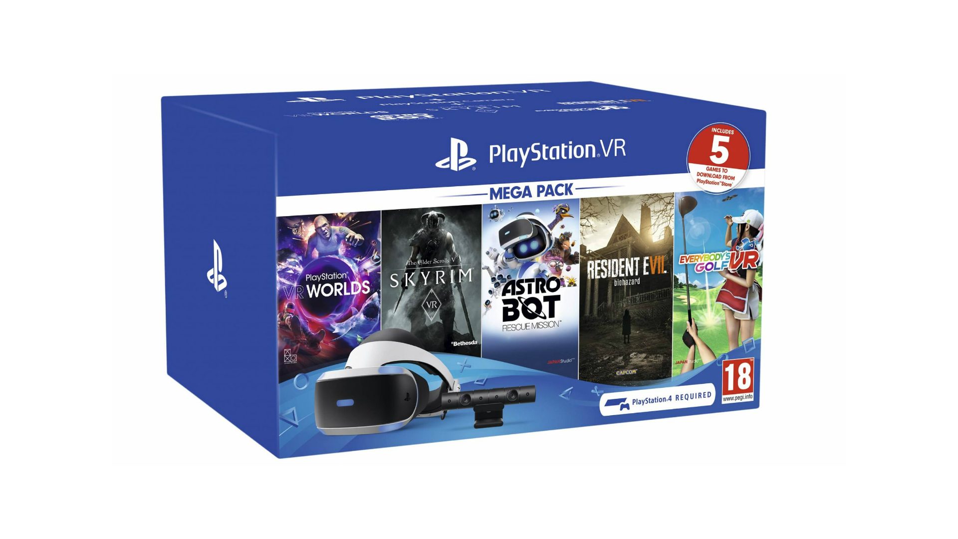 New PSVR Mega Pack Bundle for Europe Coming Soon with 5 Top Titles