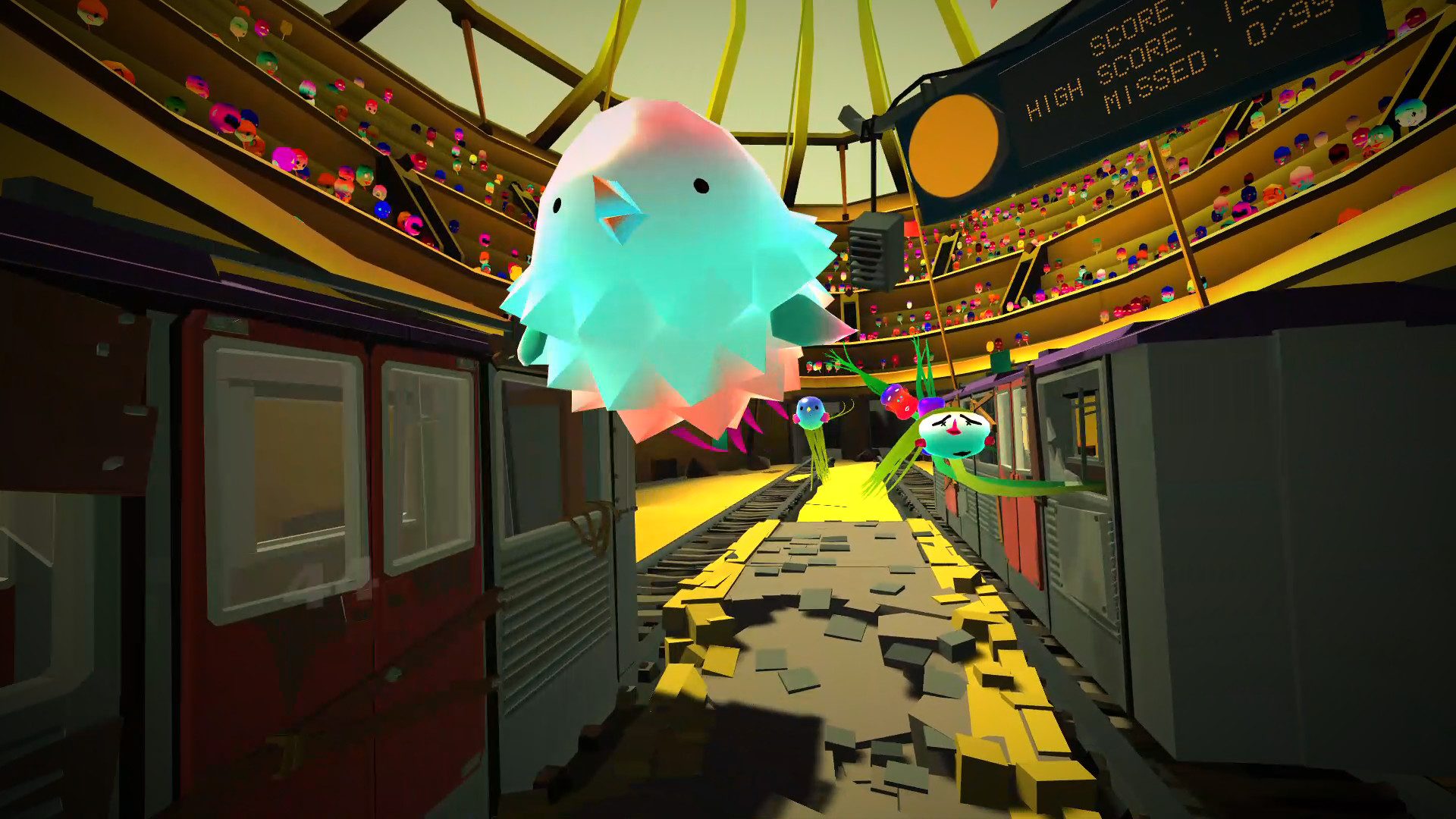 Bizarre Barber' is a Surreal Game About Cutting Hair in a Post-apocalyptic Subway Road VR