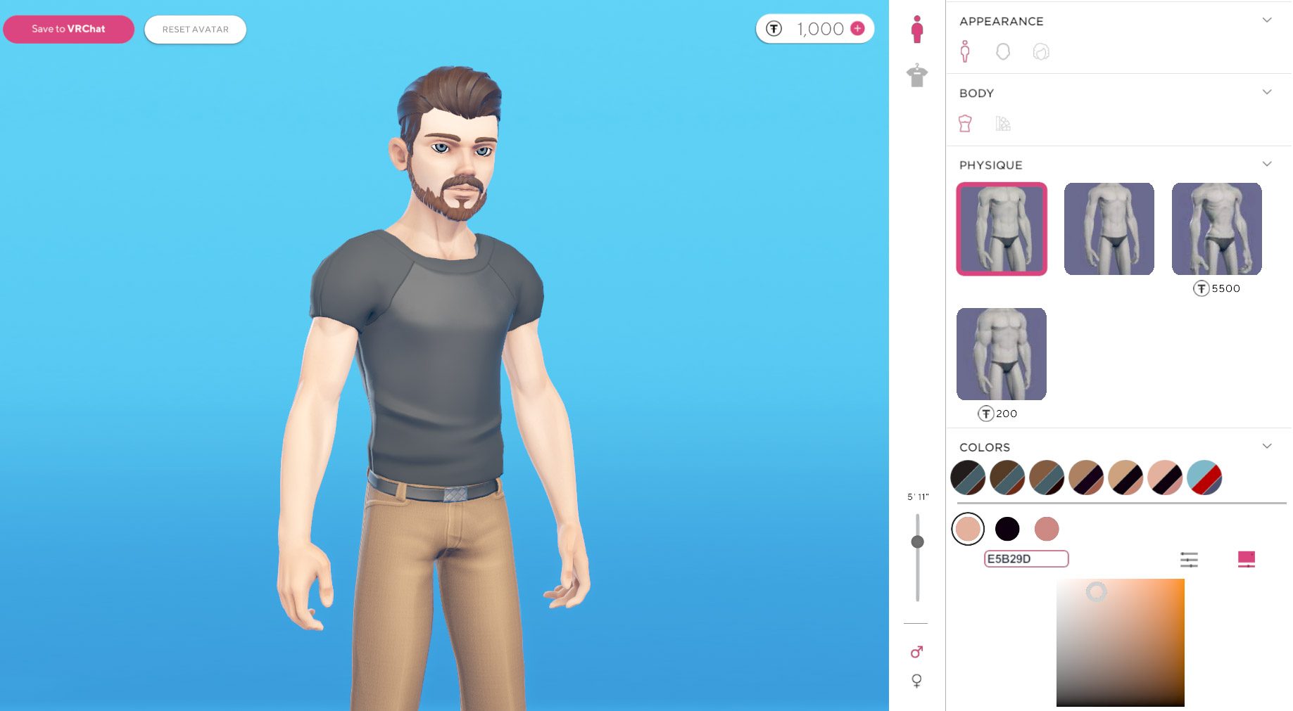 vrchat custom avatar maker