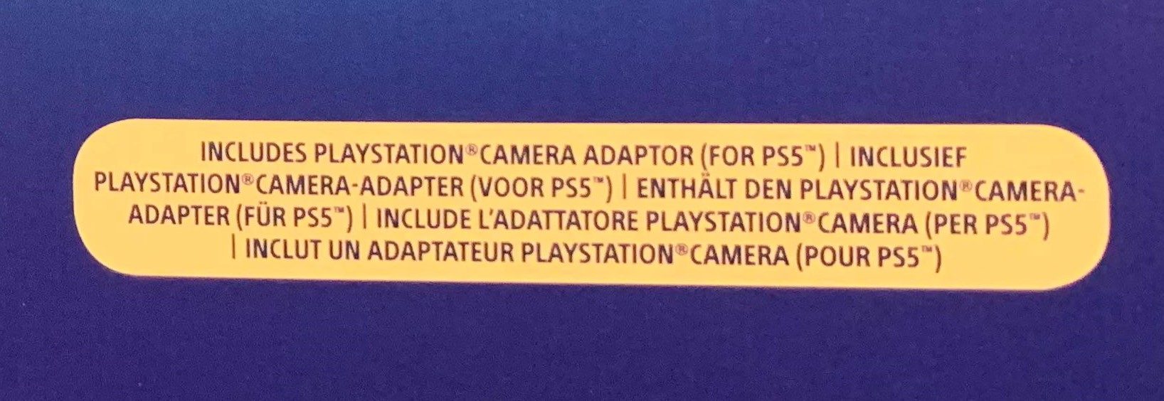 Ps5 camera adapter was included in the Ironman vr bundle I