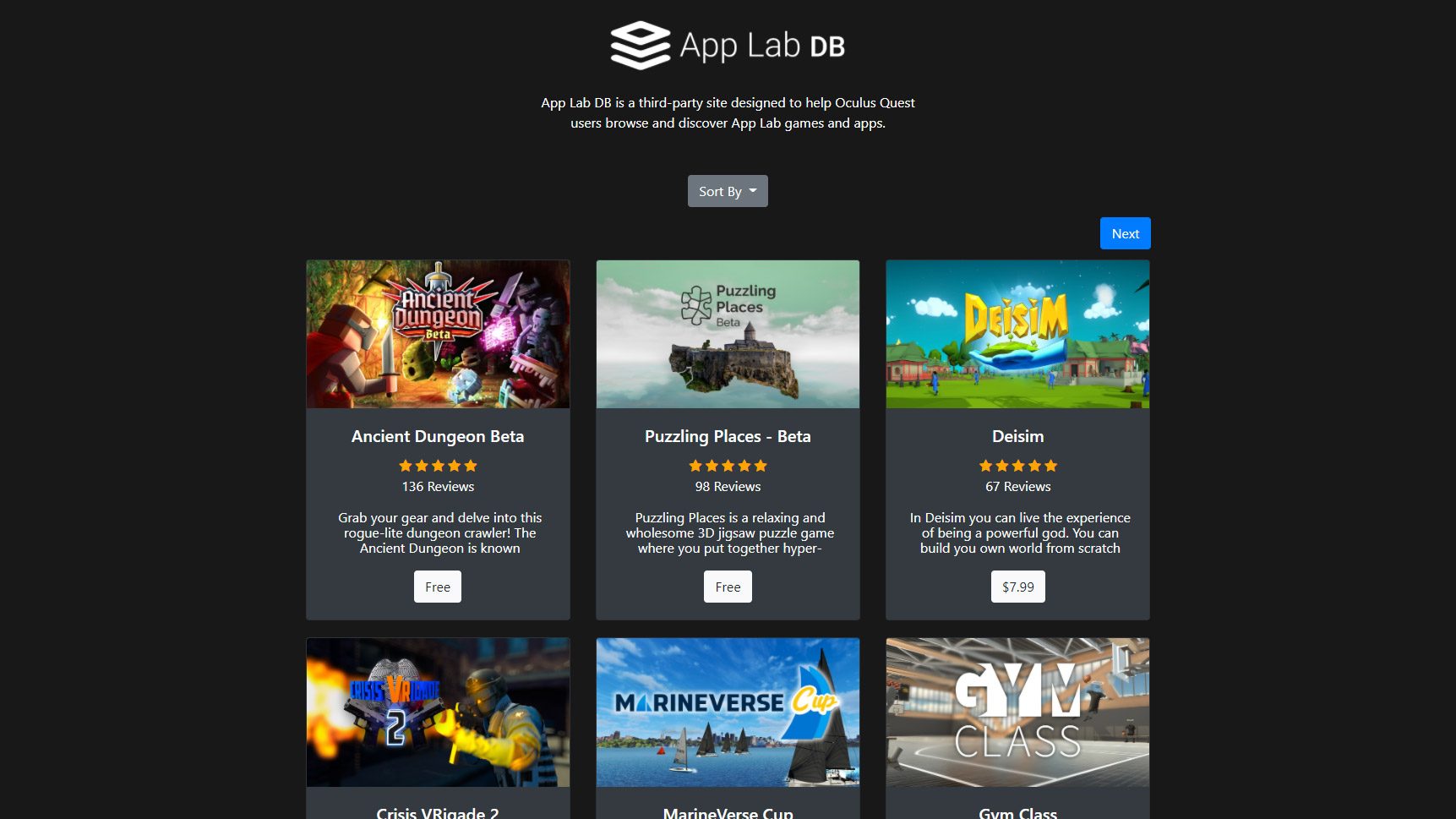 oculus app labs