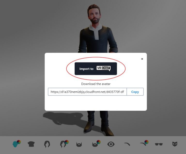 Make a VRChat Avatar Easily with Ready Player Me Avatar Maker