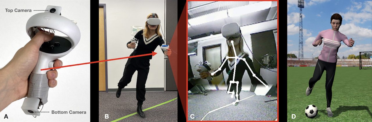 personificering Havbrasme trug Researchers Show Full-body VR Tracking with Controller-mounted Cameras