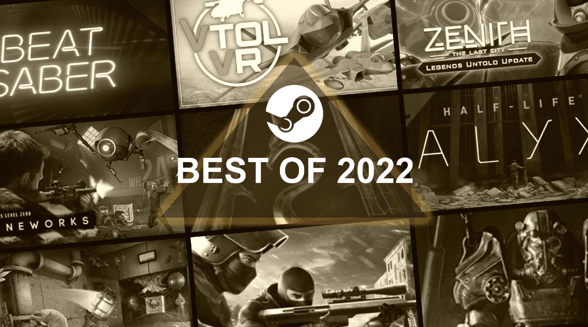 Valve Reveals Top Selling VR Games on Steam in 2022