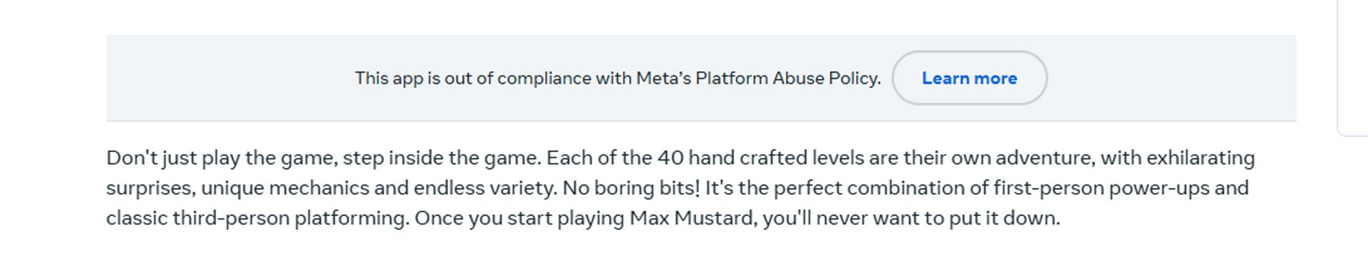 Meta Delists ‘Max Mustard’ & ‘Richie’s Plank Experience’ from Quest, Citing Violation of Platform Abuse Policy